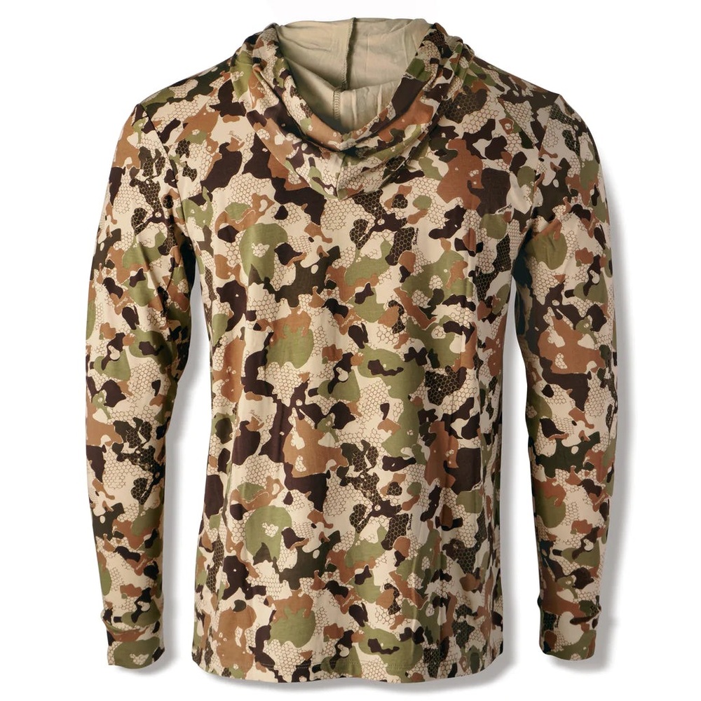 Duck Camp OG Bamboo Hoodie Wetland Camo Outdoor Fishing Size Large